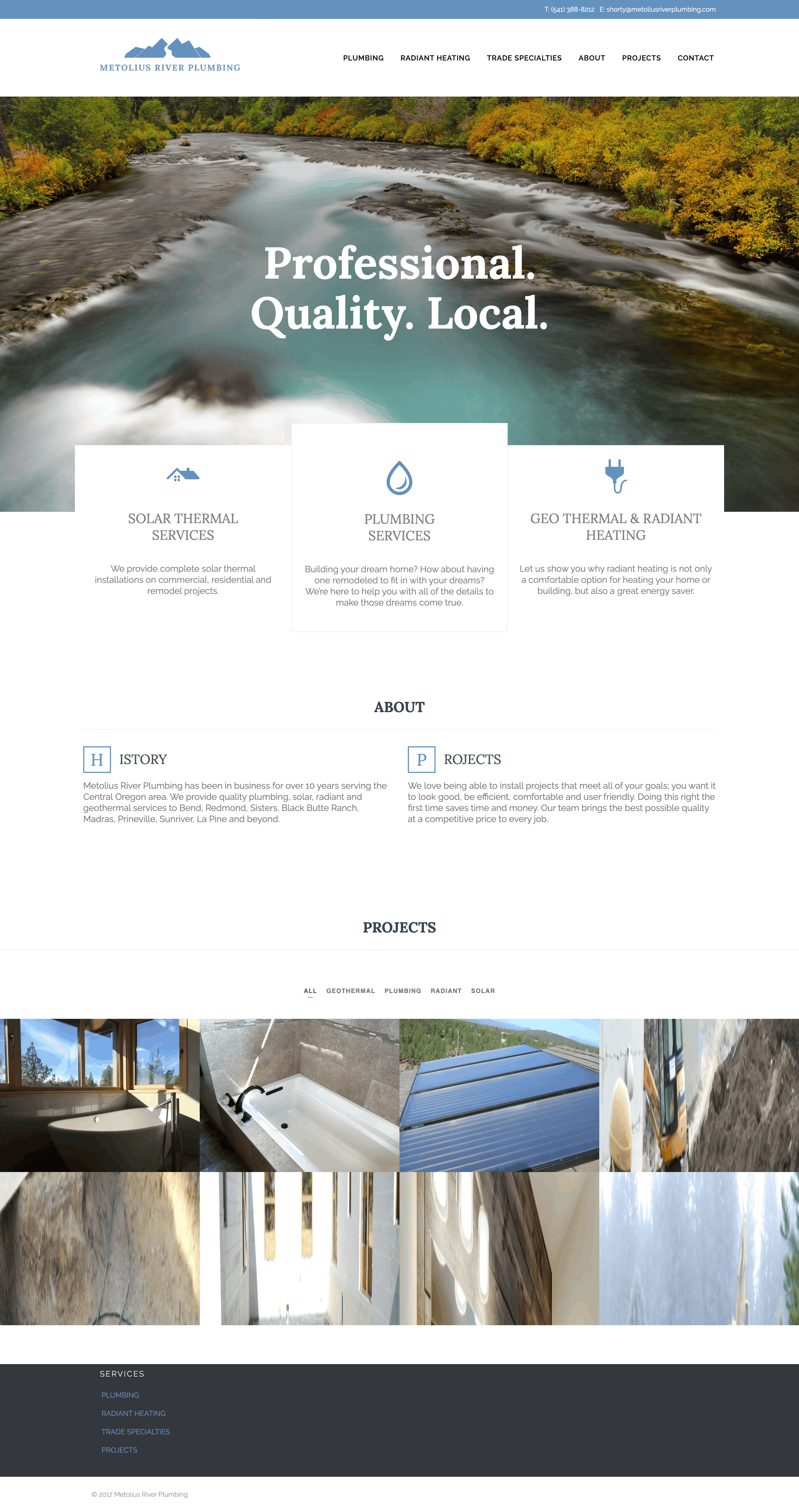 Metolius River Solutions before the rebuild